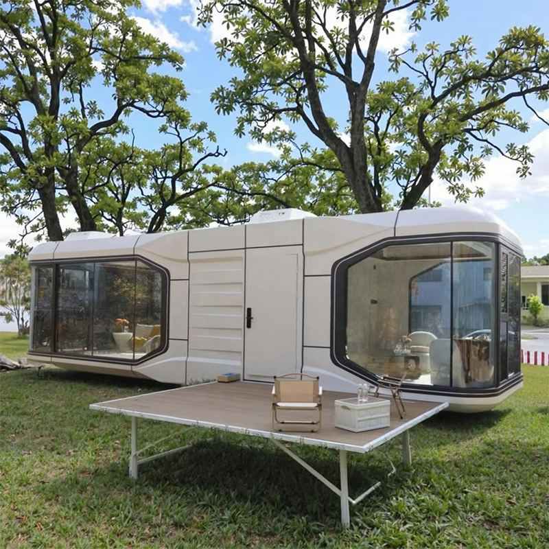 Trendy Design Commercial Space Capsule Highly Prefabricated Integrated Design Luxury Customized Color